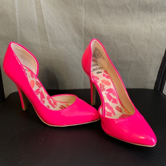 Juicy Couture Shoes - Juicy Couture Hot Pink Heels